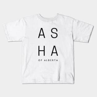 Asha of Alberta Kids T-Shirt